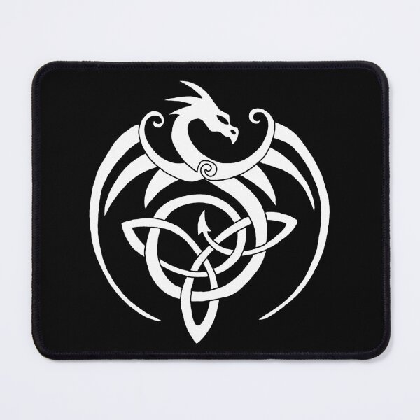 Item preview, White dragon and Celtic symbol designed and sold by Lagueny.