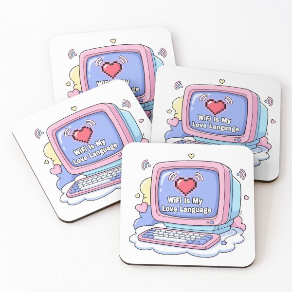 Item preview, WiFi Is My Love Language – Funny Retro Tech designed and sold by  Bold Border Studio..