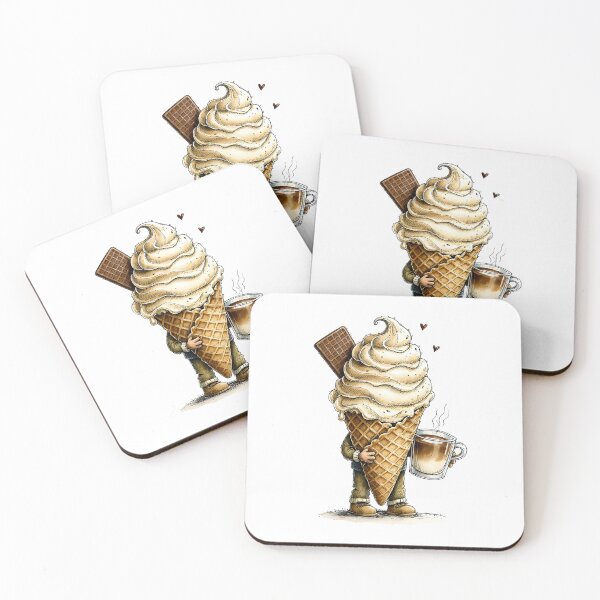 Item preview, Chocolate ice cream with latte coffee flavor designed and sold by MaciejRudzinsky.