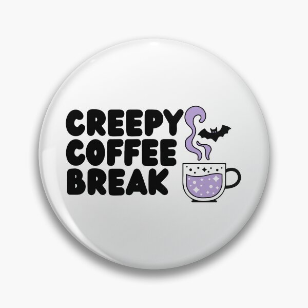 Item preview, Creepy Coffee Break – Cute Spooky Magic Coffee Illustration designed and sold by Panda Creative Studio.