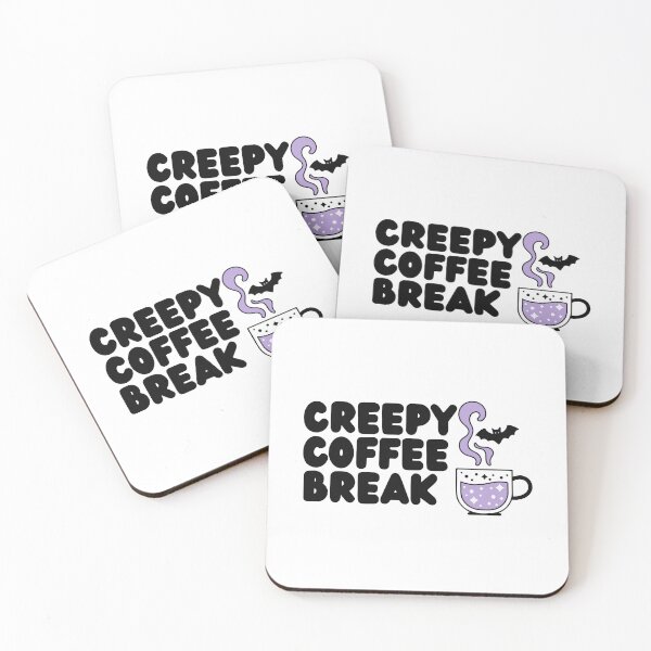 Item preview, Creepy Coffee Break – Cute Spooky Magic Coffee Illustration designed and sold by Panda Creative Studio.