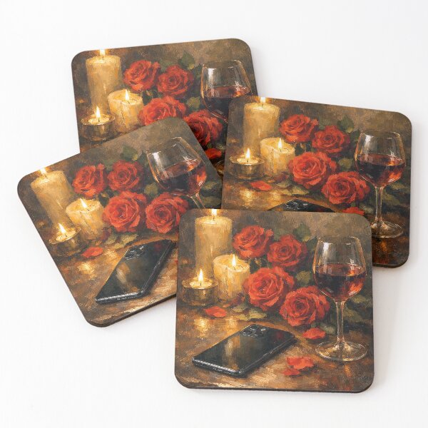 Item preview, Left on Read – Modern Romance Still Life Art designed and sold by MirAgency.