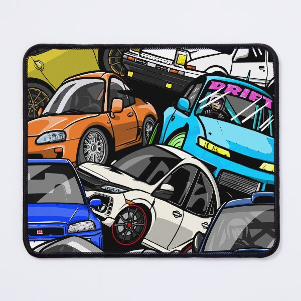 Item preview, JDM Cartoon Cars Collage designed and sold by HSDESIGNS SHOP.
