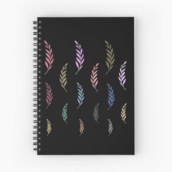 Item preview, Leaf Set, Leaf Motif, Vibrant Gradient Leaves, Multicolor Leaves Pattern designed and sold by Art Shimmers.