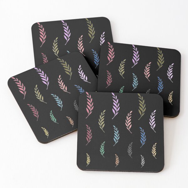 Item preview, Leaf Set, Leaf Motif, Vibrant Gradient Leaves, Multicolor Leaves Pattern designed and sold by Art Shimmers.