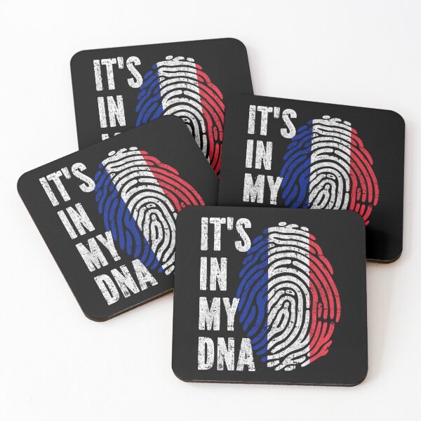 Item preview, IT'S IN MY DNA France Flag Roots designed and sold by CosmoKitsch.