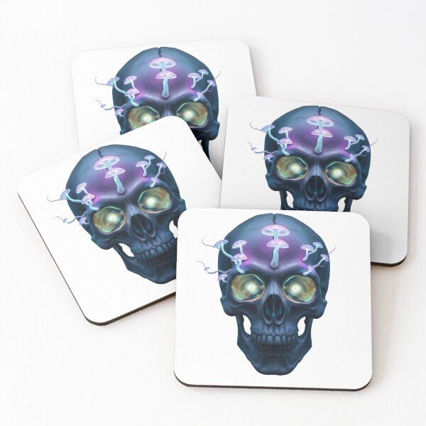 Item preview, Spore Cult Syndicate — Glowcap Skull designed and sold by Spore Cult Syndicate.