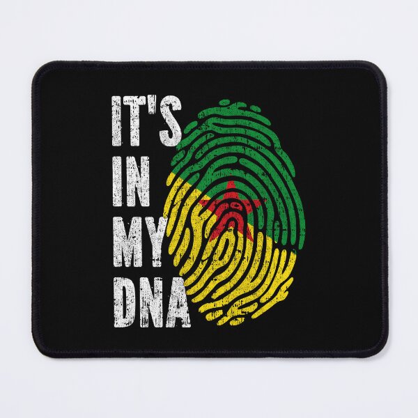 Item preview, IT'S IN MY DNA French Guiana Flag Roots designed and sold by CosmoKitsch.