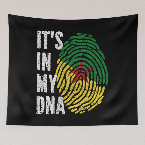 Item preview, IT'S IN MY DNA French Guiana Flag Roots designed and sold by CosmoKitsch.