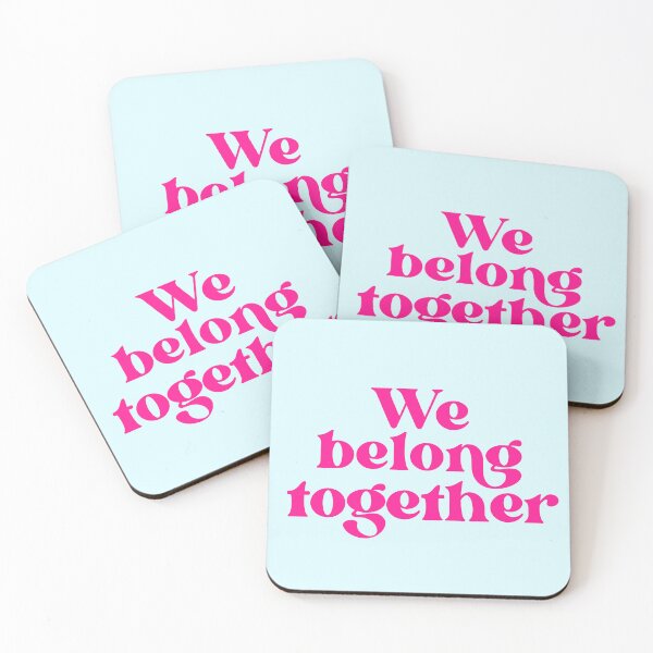 Item preview, Together Together Pink Retro Typography designed and sold by eMKa82.