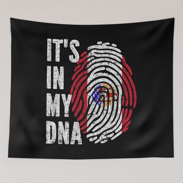Item preview, IT'S IN MY DNA French Polynesia Flag Roots designed and sold by CosmoKitsch.