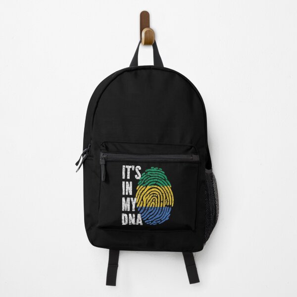 Item preview, IT'S IN MY DNA Gabon Flag Roots designed and sold by CosmoKitsch.