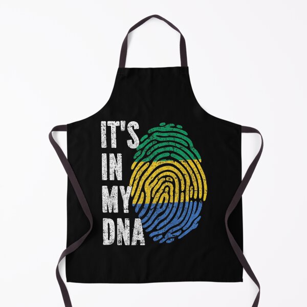 Item preview, IT'S IN MY DNA Gabon Flag Roots designed and sold by CosmoKitsch.