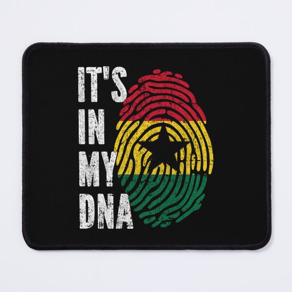 Item preview, IT'S IN MY DNA Ghana Flag Roots designed and sold by CosmoKitsch.