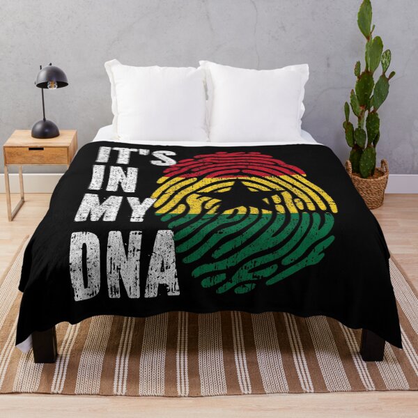 Item preview, IT'S IN MY DNA Ghana Flag Roots designed and sold by CosmoKitsch.
