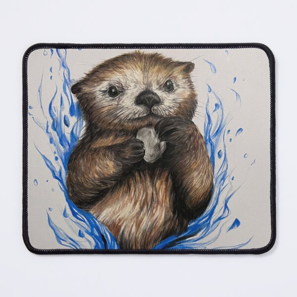 Item preview, Cute Sea Otter Holding a Shell designed and sold by Artbythree.