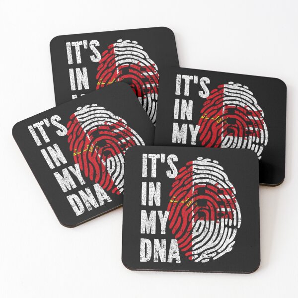 Item preview, IT'S IN MY DNA Gibraltar Flag Roots designed and sold by CosmoKitsch.