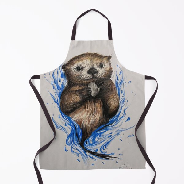 Item preview, Cute Sea Otter Holding a Shell designed and sold by Artbythree.