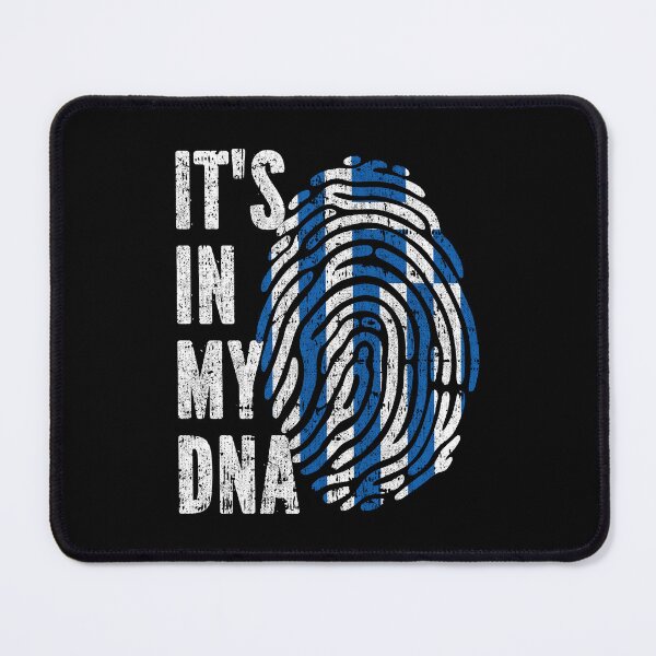 Item preview, IT'S IN MY DNA Greece Flag Roots designed and sold by CosmoKitsch.