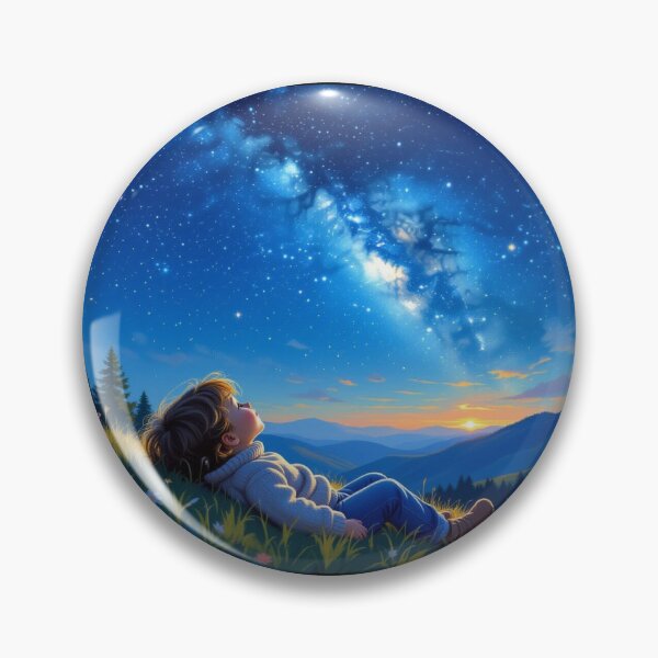 Item preview, Child and Evening Sky (SQ) designed and sold by JVP Universe.