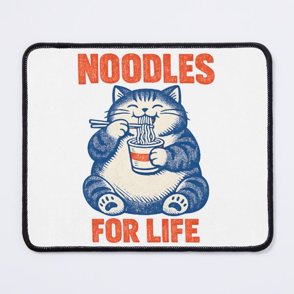Item preview, Noodles For Life Chubby Cat designed and sold by patters-silky.