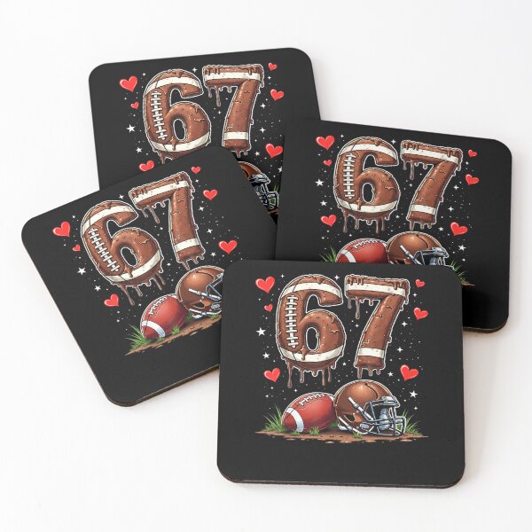 Item preview, Football 67 Six Seven Meme Funny Boys 6-7 Drip Valentine Fun designed and sold by Juansustait.