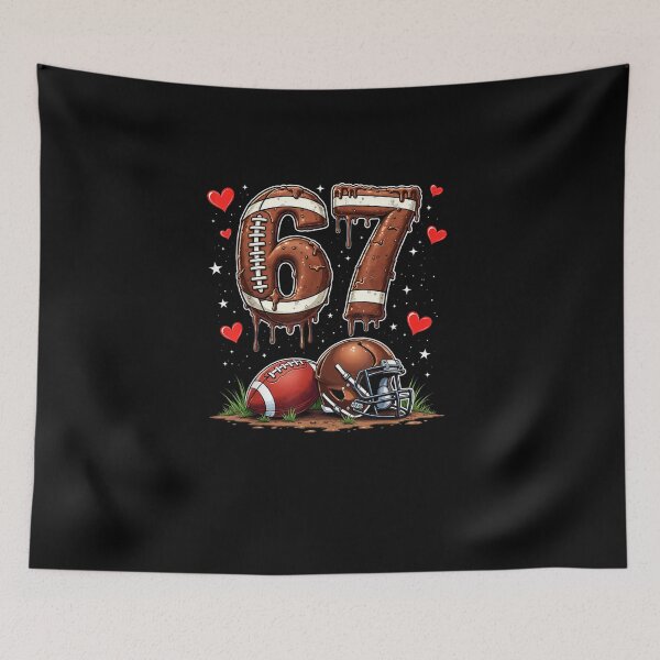 Item preview, Football 67 Six Seven Meme Funny Boys 6-7 Drip Valentine Fun designed and sold by Juansustait.