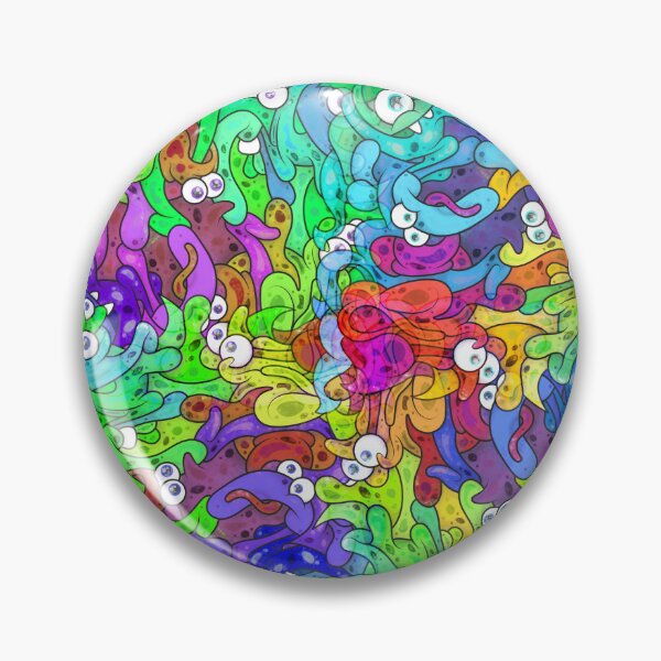 Item preview, Creature #61c - Symmetrical mix of sea jelly creatures designed and sold by liquid-print.