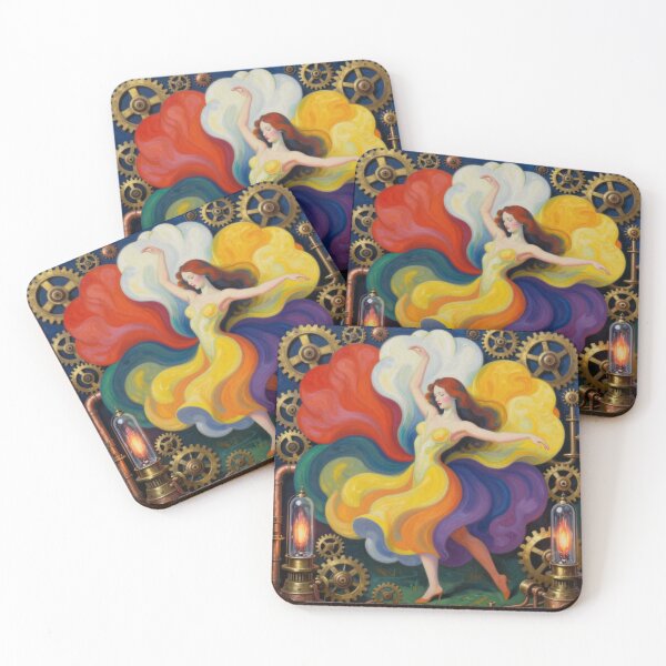 Item preview, A wild dance of colors – Georgia O’Keeffe inspired Abstract Dance Art designed and sold by FotoworldEdel.