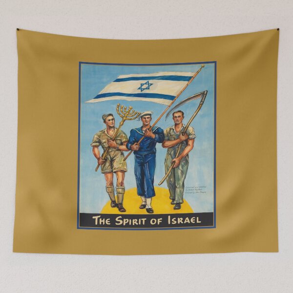 Item preview, Israel, Poster. The Spirit of Israel, circa 1948. designed and sold by UltraQuirky.
