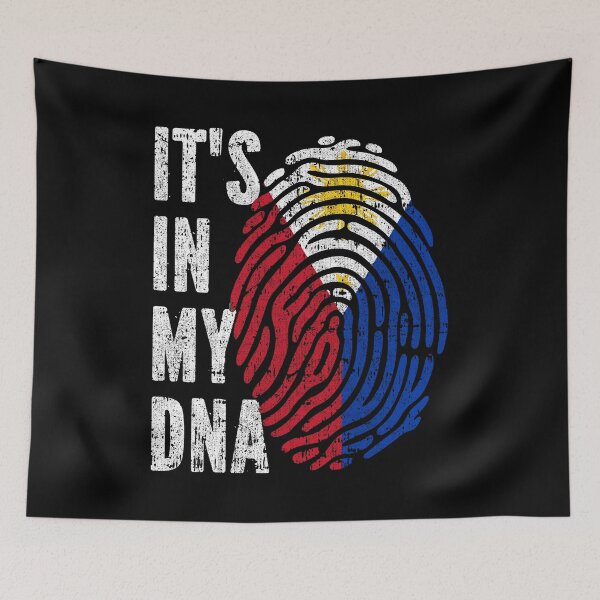 Item preview, IT'S IN MY DNA Philippines Flag Roots designed and sold by CosmoKitsch.