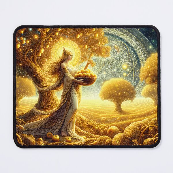 Item preview, Idunn and the Golden Apples | Norse Mythology Art for Fantasy Home Decor designed and sold by Stoneflower-Art.