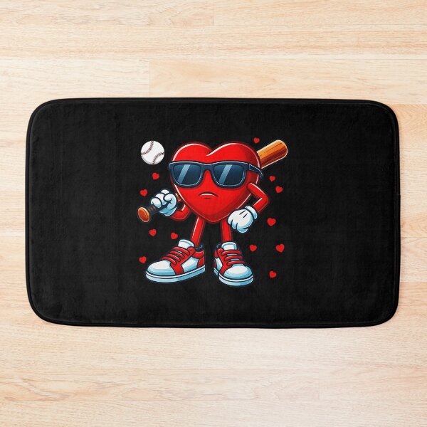 Item preview, Heart Baseball Character Valentine Funny Sports Love designed and sold by miaa-artistshop.