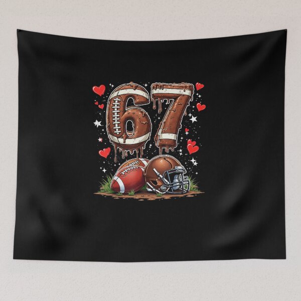 Item preview, Football 67 Six Seven Meme Funny Boys 6-7 Drip Valentine Fun designed and sold by Juansustait.