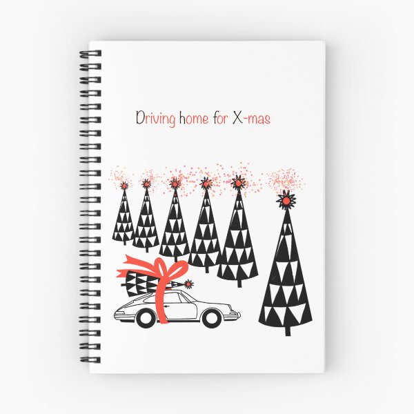 Item preview, Porsche with Christmas trees and a bow, driving home for Christmas designed and sold by janara-studio.
