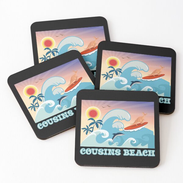Item preview, Cousins Beach Shirt – Fun Summer Vacation Cartoon Beach Design designed and sold by PixelWaveBD.
