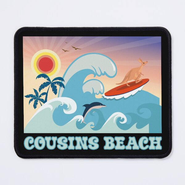 Item preview, Cousins Beach Shirt – Fun Summer Vacation Cartoon Beach Design designed and sold by PixelWaveBD.