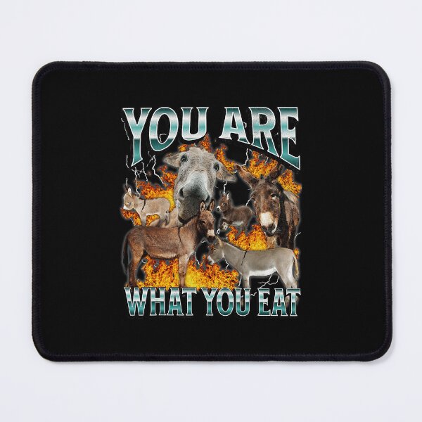 Item preview, You Are What You Eat Funny Cat Meme designed and sold by tadmercado.