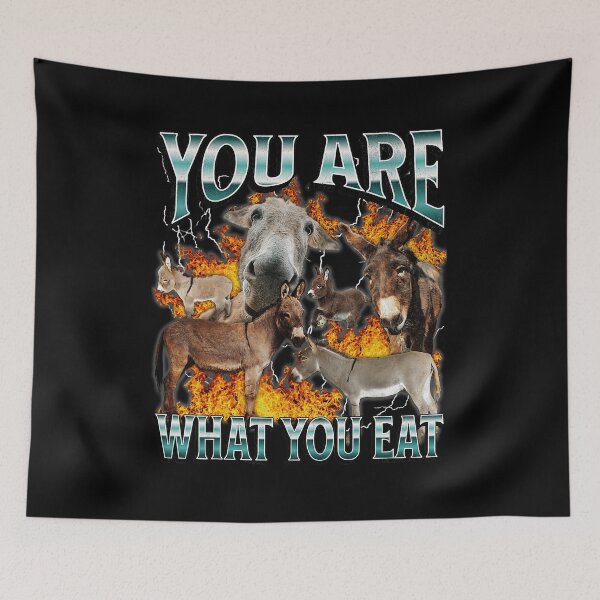 Item preview, You Are What You Eat Funny Cat Meme  designed and sold by tadmercado.