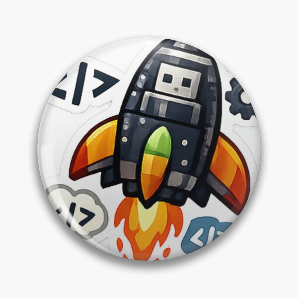 Item preview, Code Rocket Launch Day designed and sold by Wouini Fun Stickers.