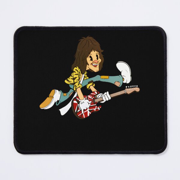 Item preview, Eddie Van Halen 1930S Rubberhose Cuphead Cartoon Style designed and sold by posh22.