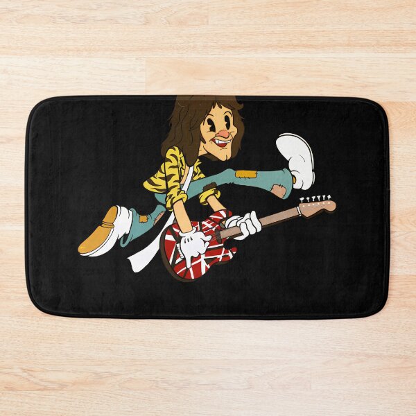 Item preview, Eddie Van Halen 1930S Rubberhose Cuphead Cartoon Style  designed and sold by posh22.