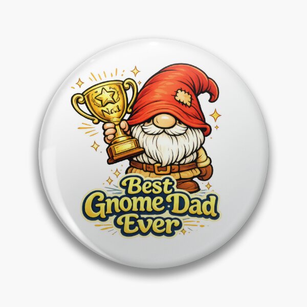 Item preview, Best Gnome Dad Ever – Cute Fantasy Father Tribute Illustration designed and sold by Moriarty's Digital Visions.
