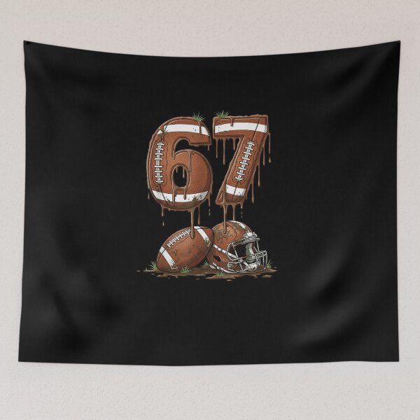 Item preview, Football 67 Six Seven Meme Funny 6-7 Drip American Football  designed and sold by Juansustait.