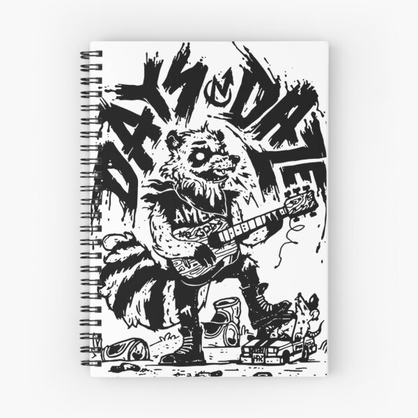 Item preview,  Days N' Daze Folk Punk Poster Black designed and sold by BellaGraphicCo.