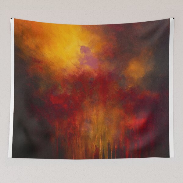 Item preview, Fiery Color Burst Abstract Art Contemporary Design designed and sold by Joey Santiago.