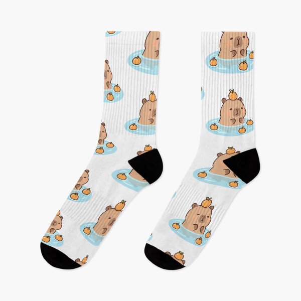 Item preview, Capybara chilling in water  designed and sold by Kimicute.