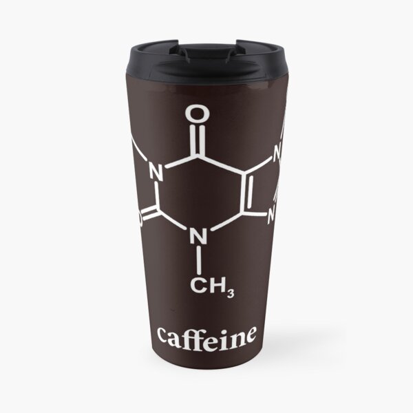 Caffeine Molecule Travel Mug