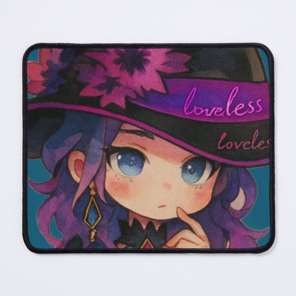 Item preview, Gothic Witch with Purple Floral Hat designed and sold by Ecosetereos.