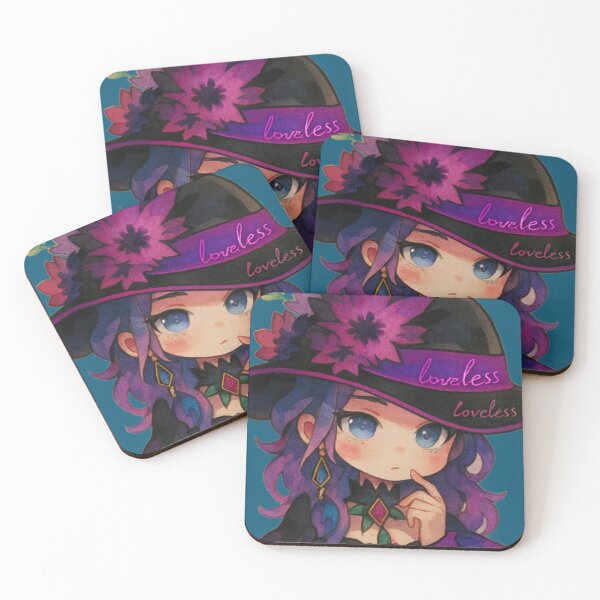 Item preview, Gothic Witch with Purple Floral Hat designed and sold by Ecosetereos.